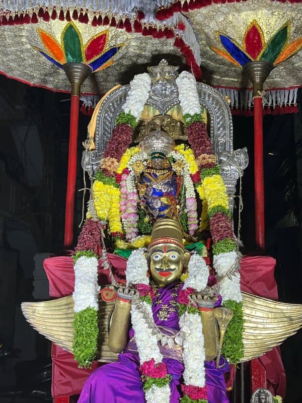 Photo from a previous Brahmotsavam celebration
